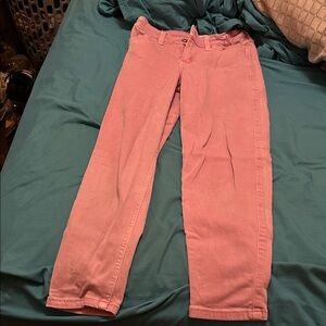 Abercrombie & Fitch Pink Corduroy Trousers